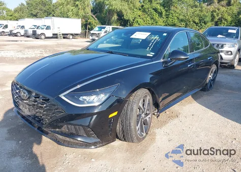 2023 Hyundai Sonata Sel Plus z USA, uszkodzony, nr VIN KMHL44J2XPA284973